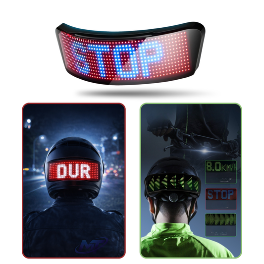 Motorsiklet Kask LED Ekran Kişiselleştirilebilir LED Panel
